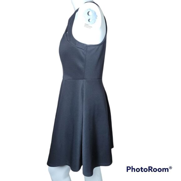 Trixxi Fit & Flare Little Black Dress Large - Picture 5 of 5